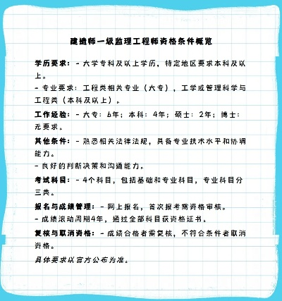 水利监理工程师报考条件是什么?报考全攻略详解